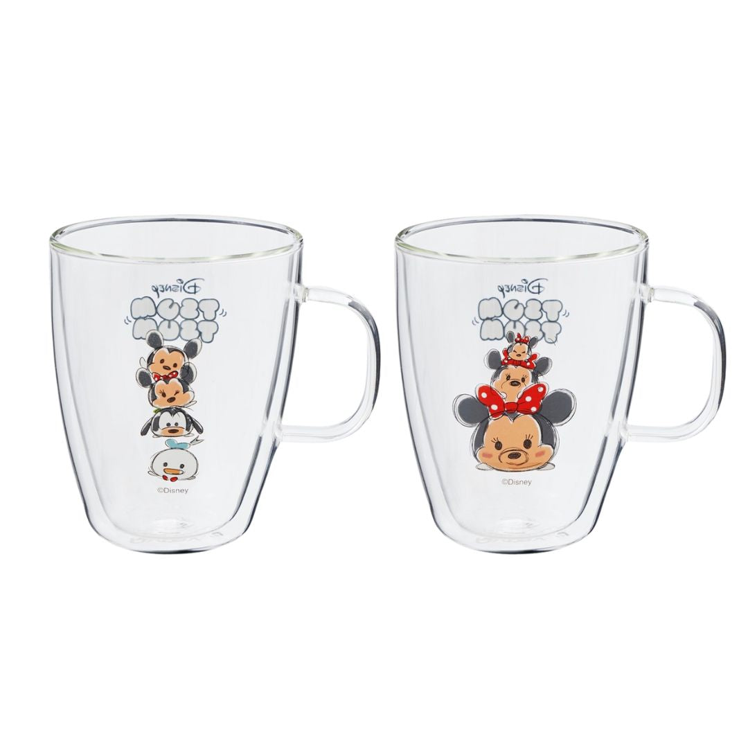Pyrex X Tsum Tsum 2pc 320Ml Double Wall Glass Set