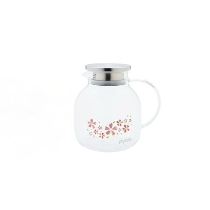Pyrex 5pc Glass Teapot & Cups - Hanami Blossom