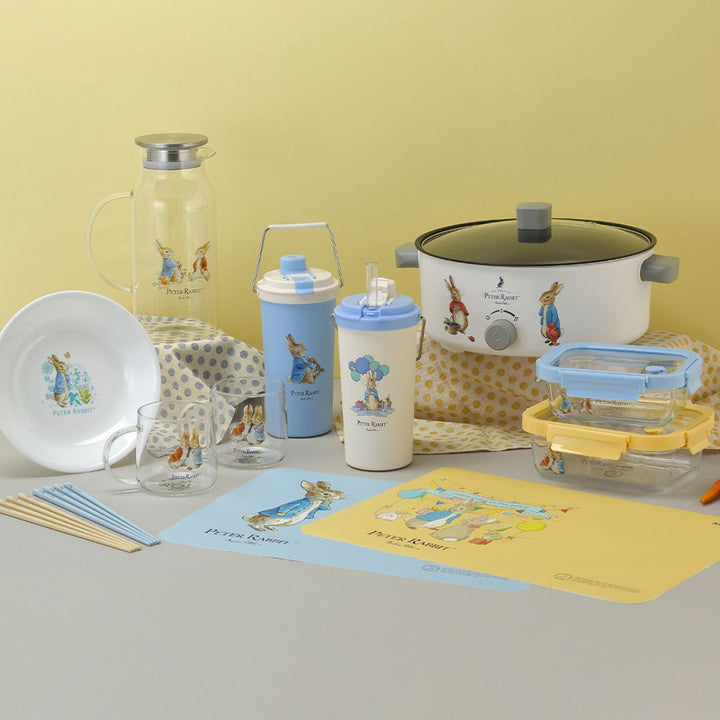 Pyrex x Peter Rabbit 2pc 640ml & 1050ml Rectangle Glass Storage