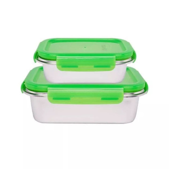 Pyrex 2pc Stainless Steel Storage Set with Lid