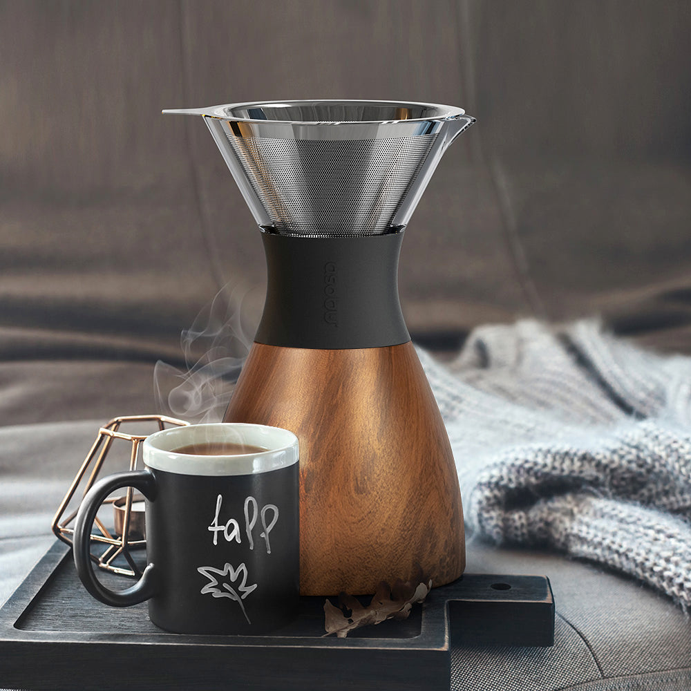 ASOBU Tuang Atas Kopi Panas