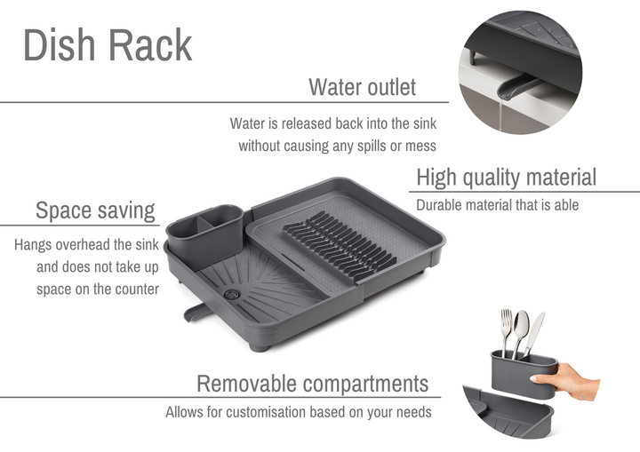 Rayen Expandable Dish Drying Rack