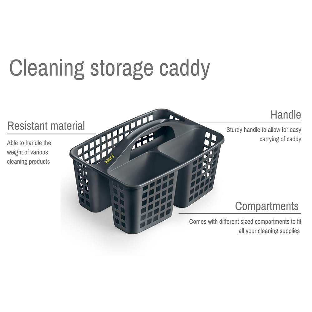 Mery Cleaning Storage Caddy with Handle