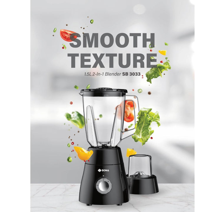 Sona1.5L 2-In-1 Blender