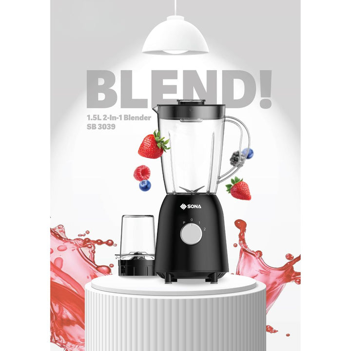 Sona1.5L 2-In-1 Blender