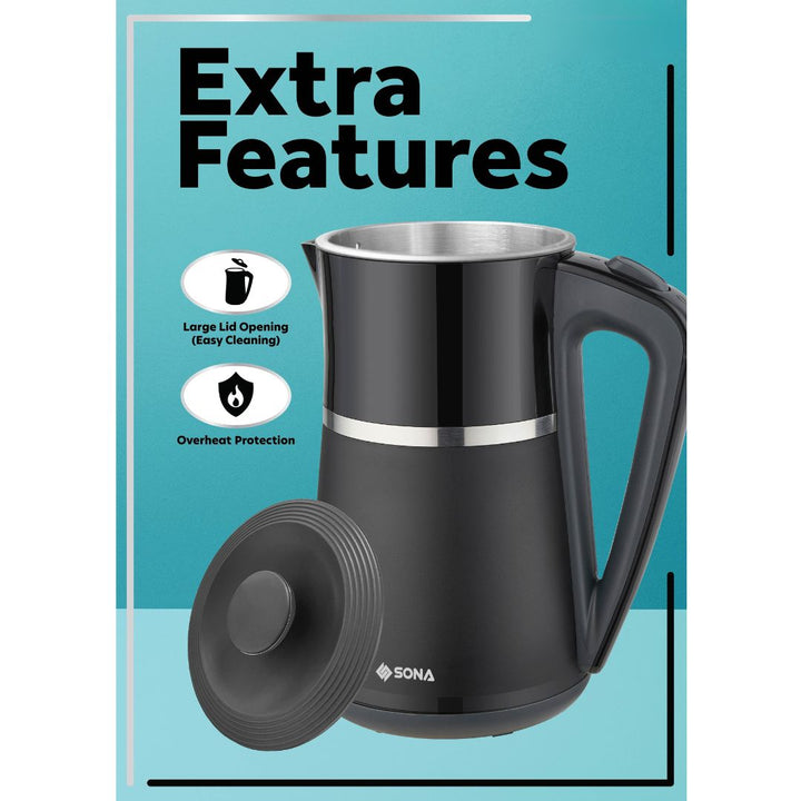 Sona 1.7L Double Layer Kettle