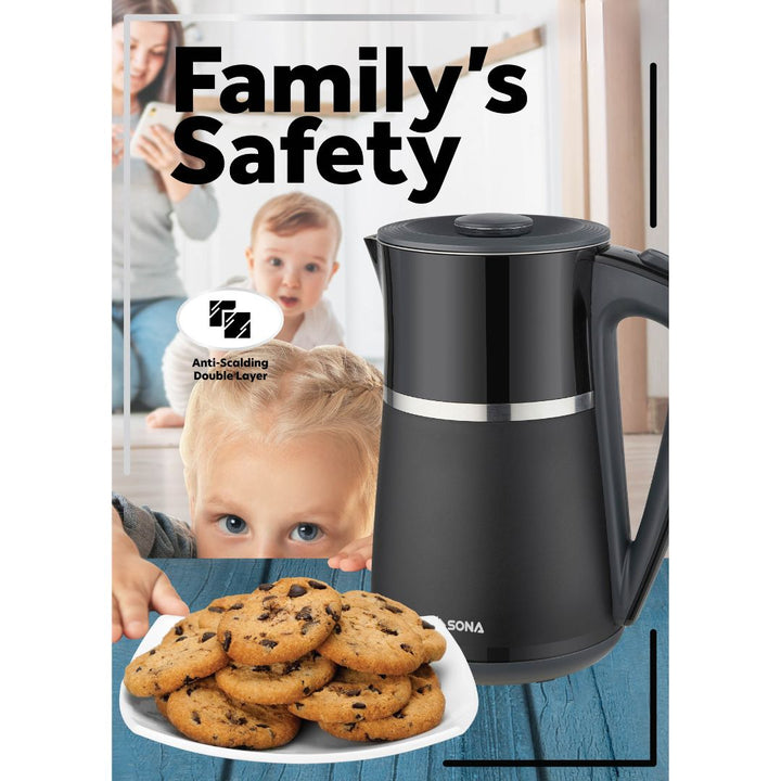 Sona 1.7L Double Layer Kettle