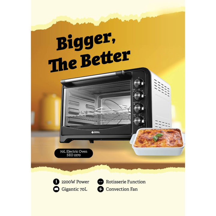 Sona 70L Electric Oven