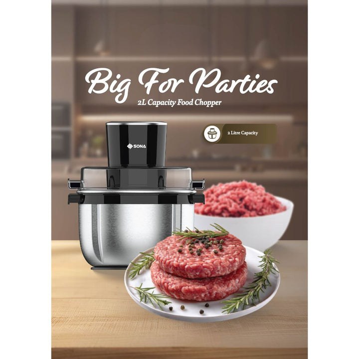 Sona Stainless Steel Food Chopper