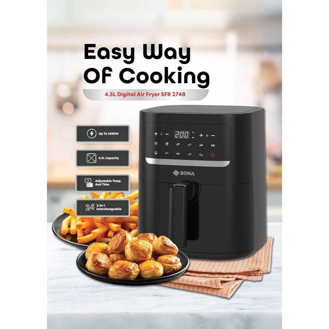 Sona 4.5L Digital Air Fryer
