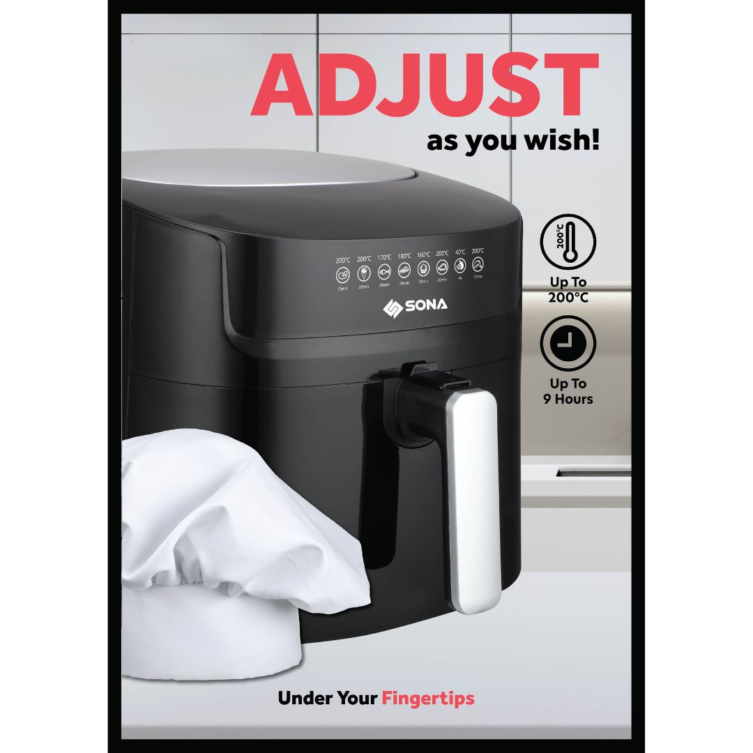 Sona 7.2L Digital Air Fryer