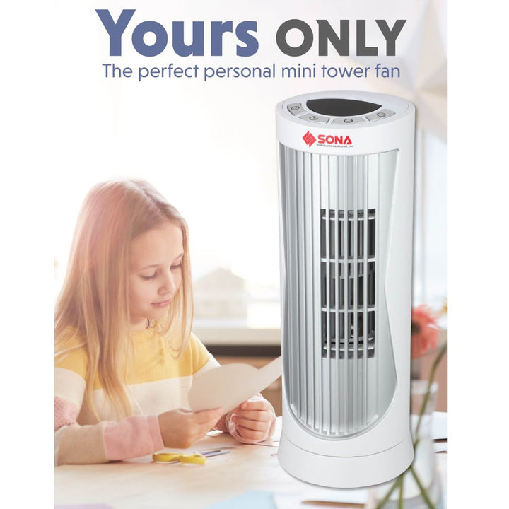 Sona Digital Mini Personal Tower Fan