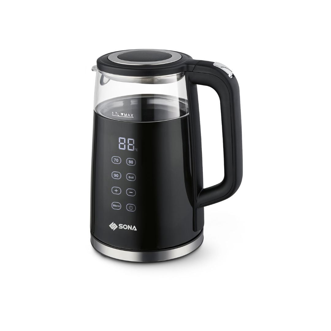 Sona 1.7L Digital Double Layer Glass Kettle