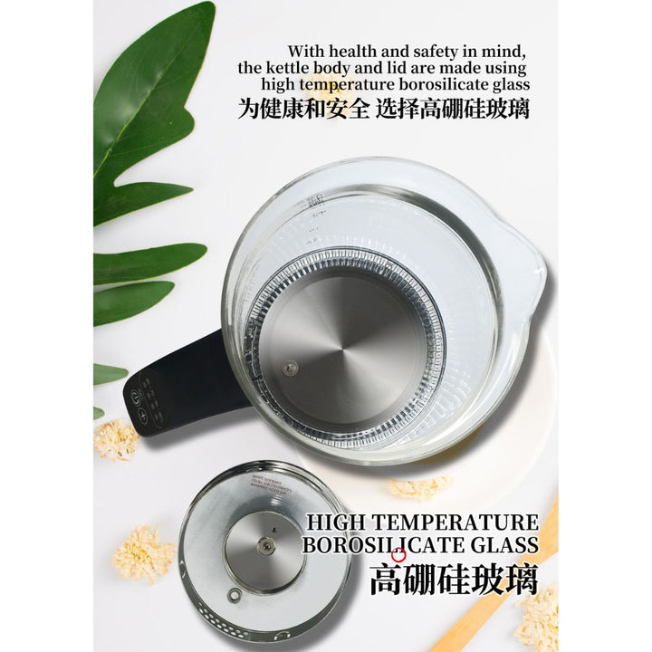 Sona 1.7L Electric Glass Kettle