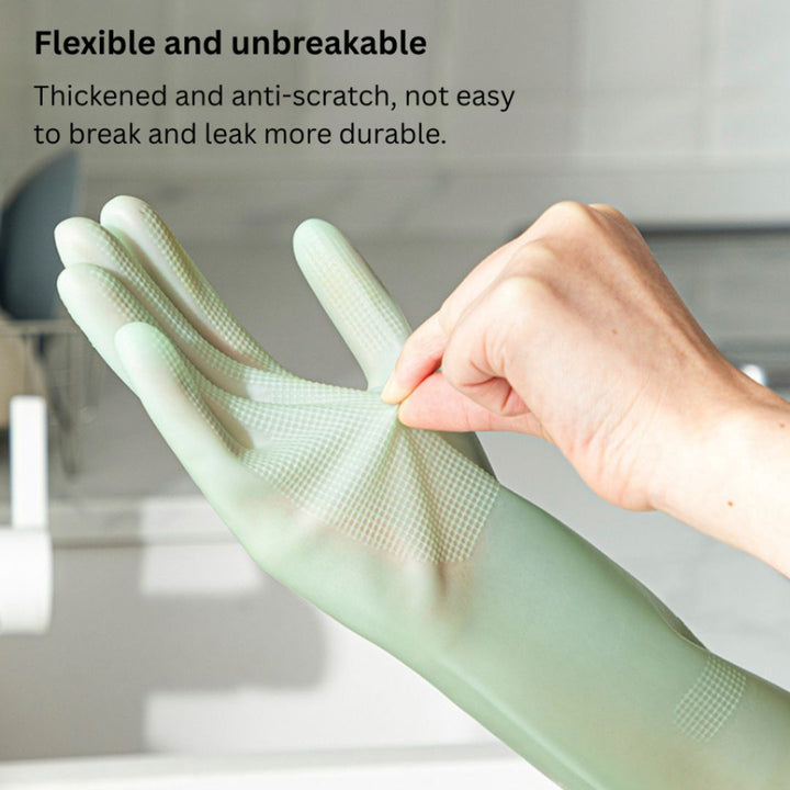 Shimoyama Latex Cleaning Glove Green