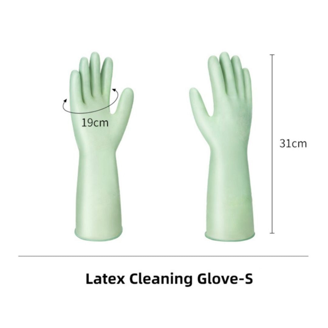 Shimoyama Latex Cleaning Glove Green