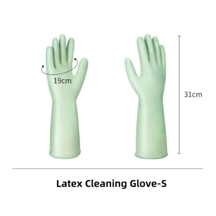 Shimoyama Latex Cleaning Glove Green