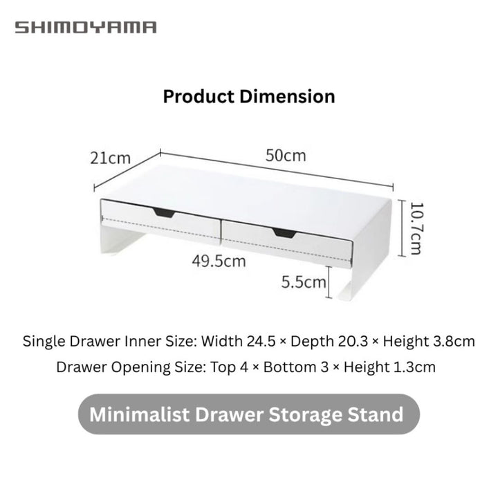 Shimoyama Kitchen Storage Sand with Drawer | Minimalist Drawer Storage Stand