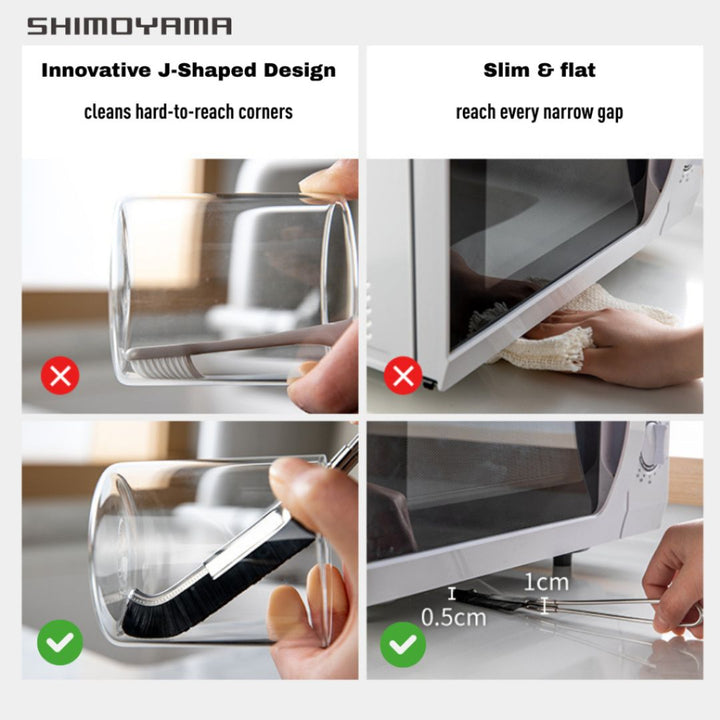 Shimoyama Stainless Steel Nylon Multifunctional Brush