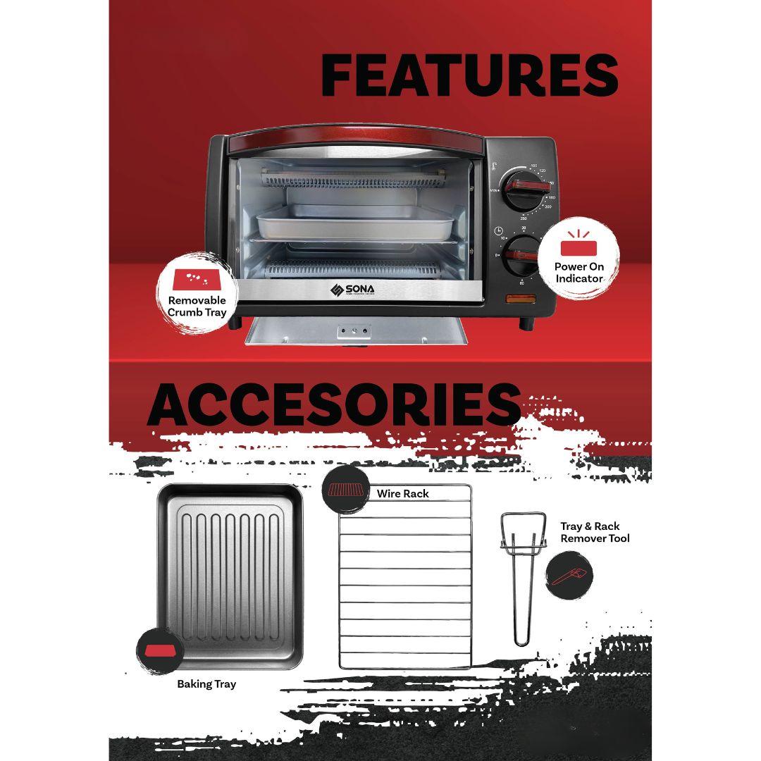 Sona 10L Mini Oven