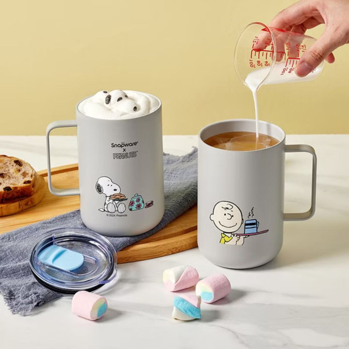 Snapware x Peanuts Brunch 620ml Stainless Steel Thermal Mug