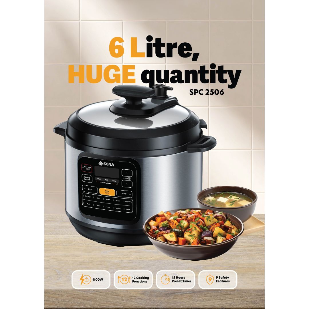 Sona 6.0L Pressure Cooker