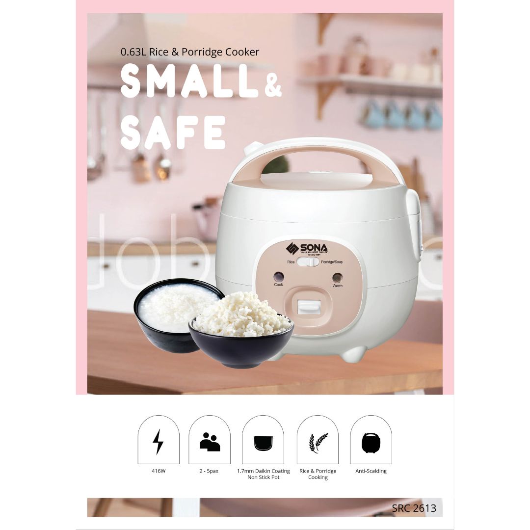Sona 630ml Rice & Porridge Warmer