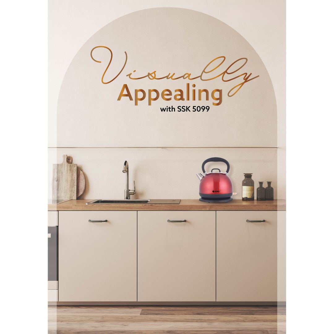 Sona 1.7L 304 Stainless Steel Kettle