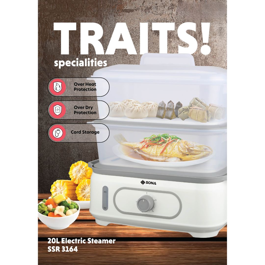 Sona 20L Electric Steamer