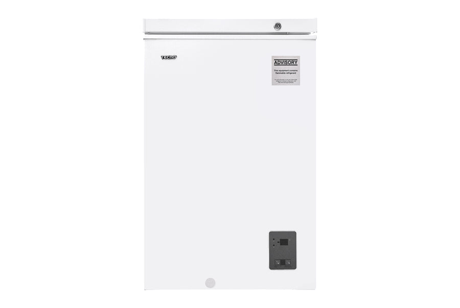 Chest Freezer — White — 99L, Ref Function, Digital temp, LED light; Freezer: -18 ~ 0 °C, Refrigerator: 0 ~ 10°C
