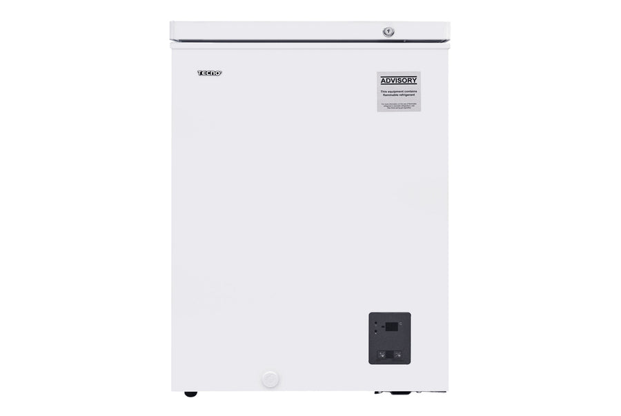 Chest Freezer — White — 142L, Ref Function, Digital temp, LED light; Freezer: -18 ~ 0 °C, Refrigerator: 0 ~ 10°C