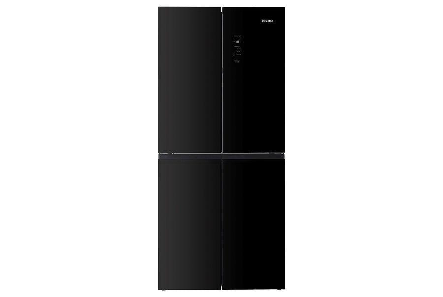 Multi door Fridge — Black Glass — 468L net, INVERTER Compressor, Multi cool, Multi dynamic Cooling, Twist Ice Maker