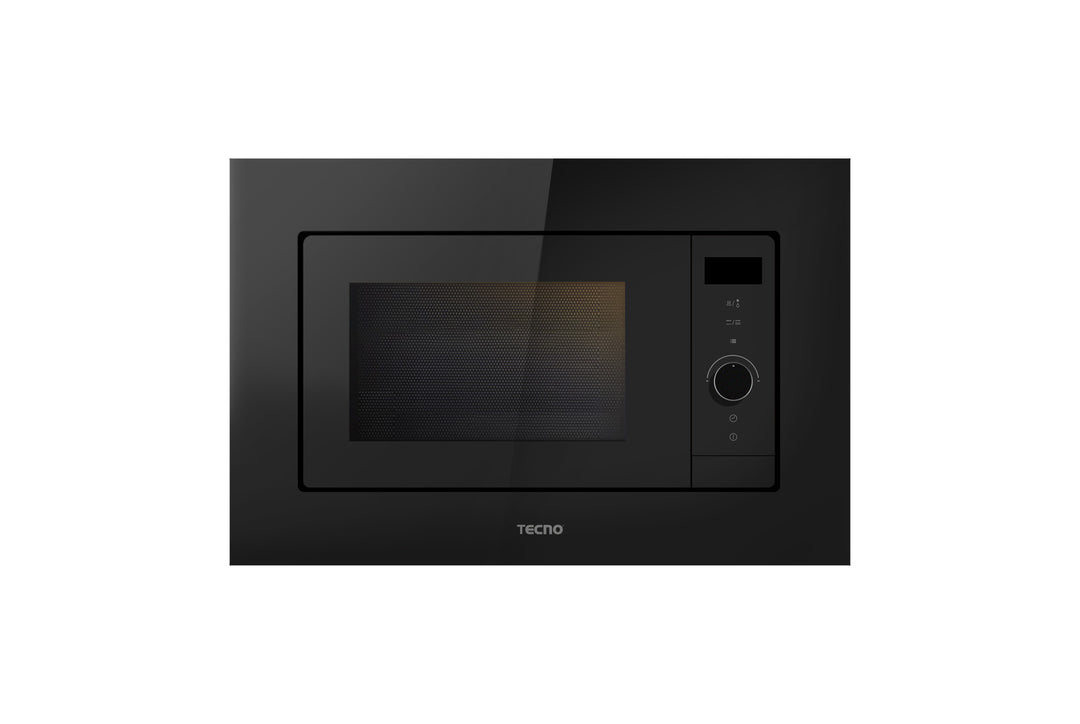 Built-in Microwave Oven with Grill — Full Black — 20L, 700W Microwave, 800W Grill, 13Amp