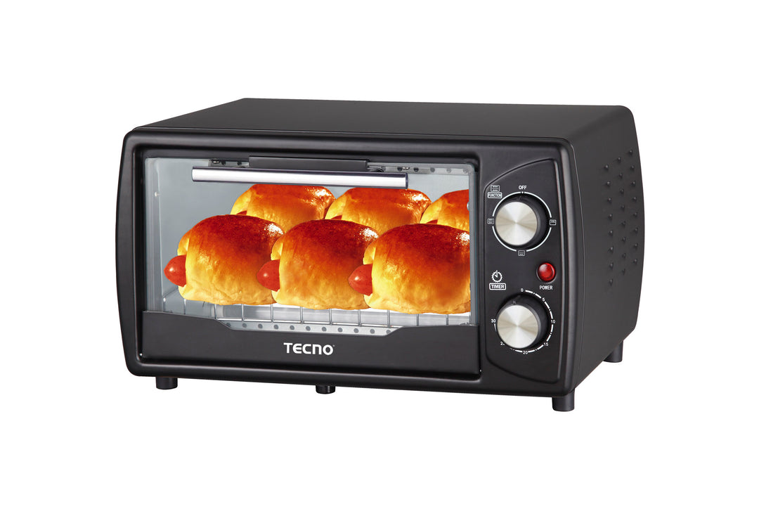 Toaster Oven — Black — 9L, 1000W