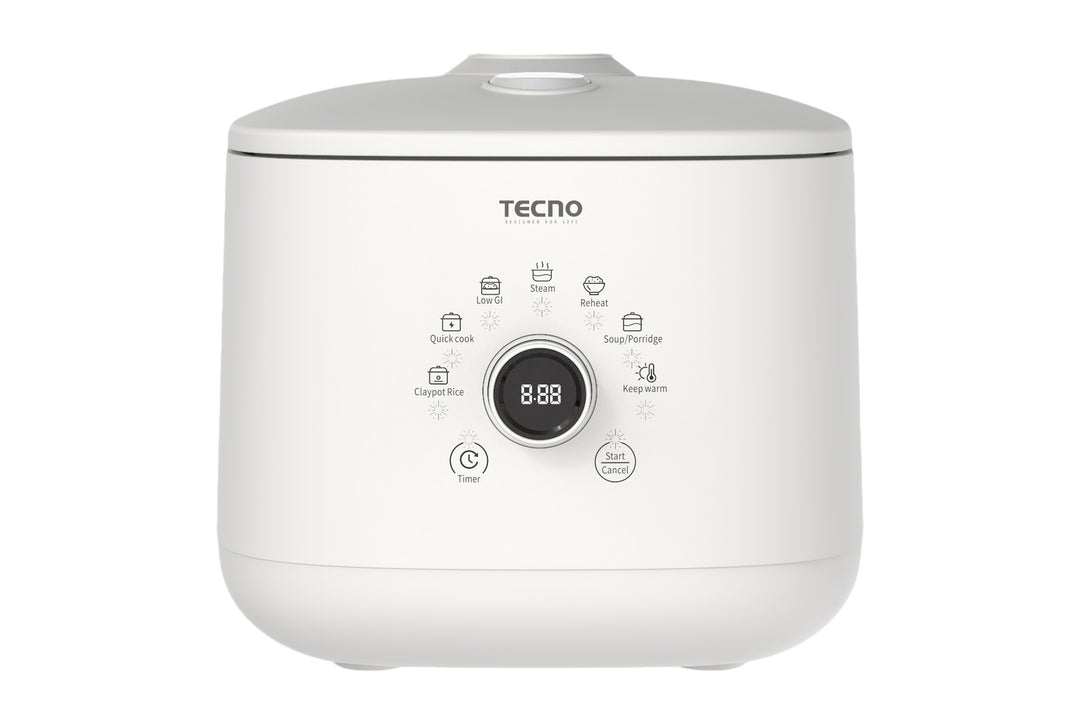 Rice Cooker — Almond — 1.2L, 605W, Smart Rice cooker, Low Sugar rice function and 7 more selections