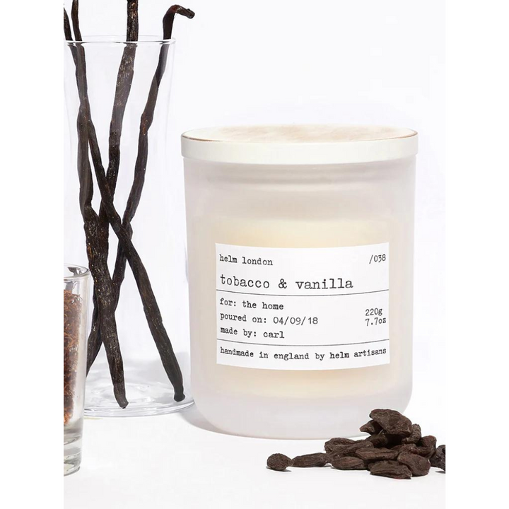 Helm London Tobacco & Vanilla Luxury Candle