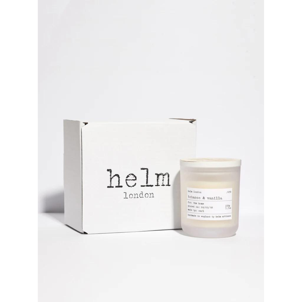 Helm London Tobacco & Vanilla Luxury Candle