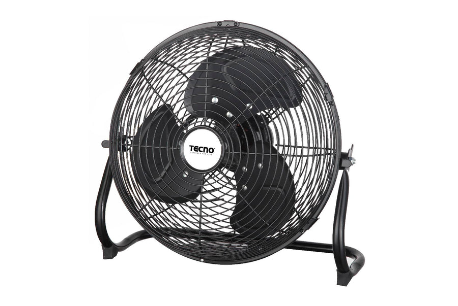 Velocity Fan — Black — 12”, 3 Speed, 50W