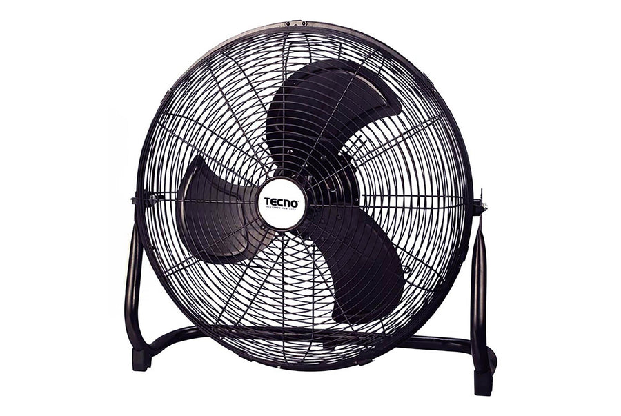 Velocity Fan — Black — 16”, 3 Speed, 100W