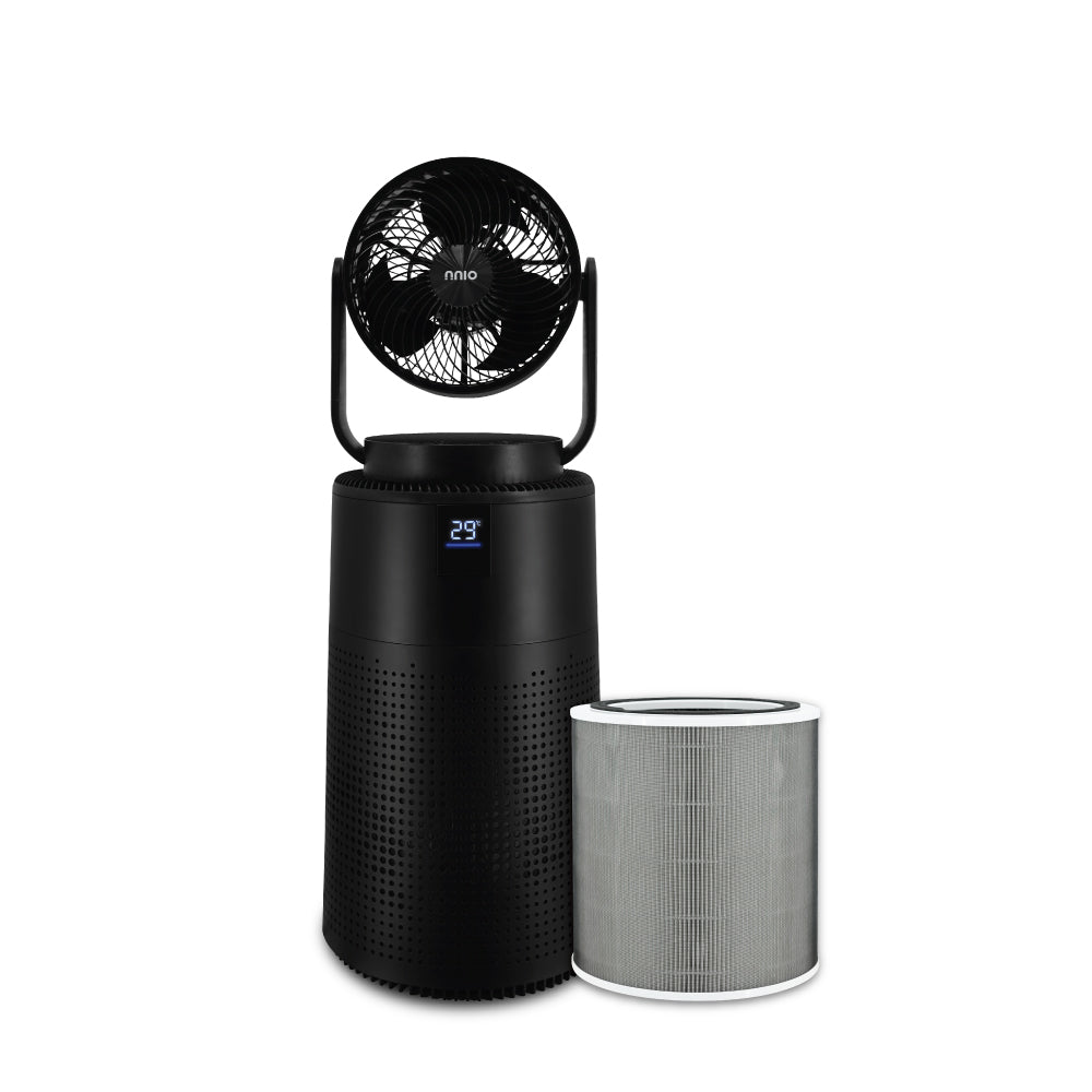 NNIO Twopro 2-In-1 9" BLDC Motor 3D Osc Air Circulator