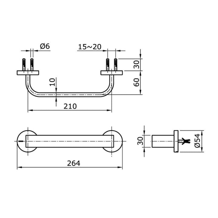 TOTO "Jazz Series" Hand Towel Bar TX702AJ