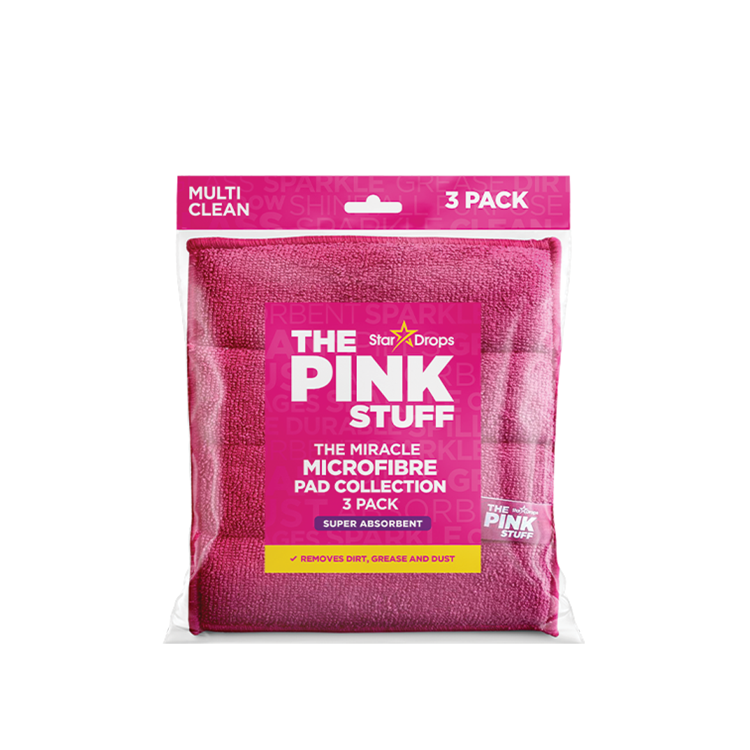 The Pink Stuff Microfibre Pad 3pcs/ PACK