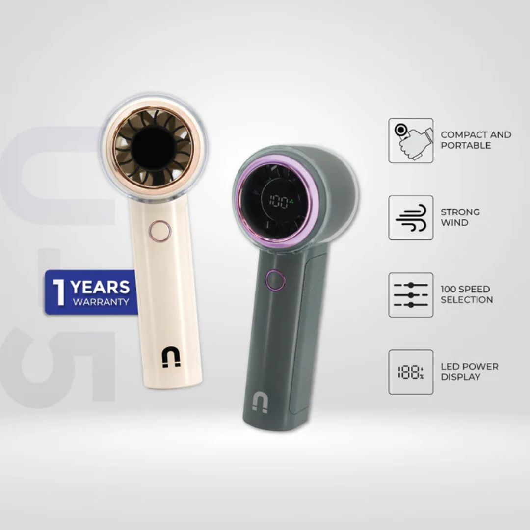 NNIO U-5 High Speed Portable Handheld Fan