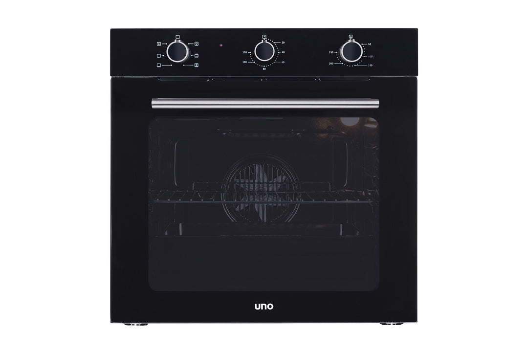 Built-In Oven — Full Black — 75L, 6 Functions, 13Amp
