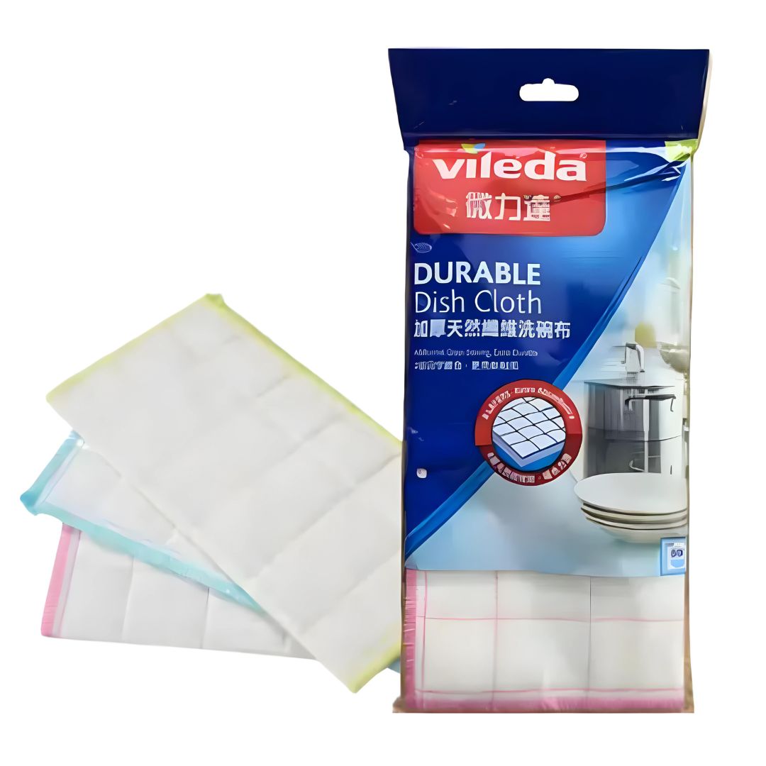 Vileda Durable Dish Cloth 3-Pcs