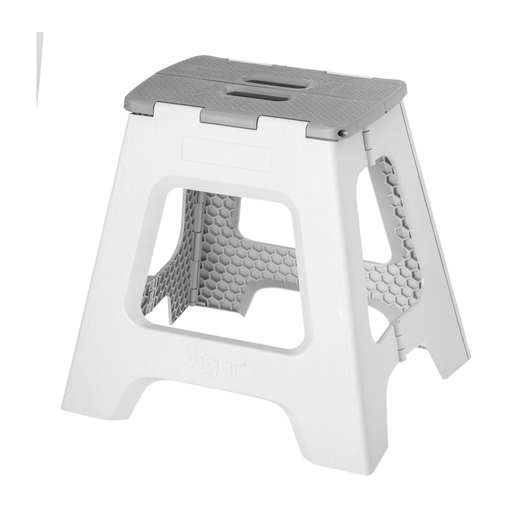 Vigar Compact Grey Foldable Stool