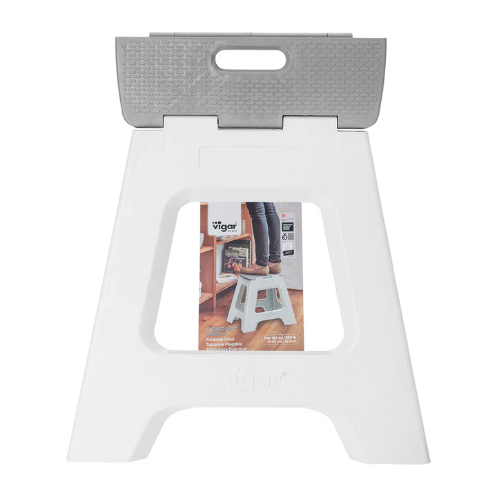 Vigar Compact Grey Foldable Stool