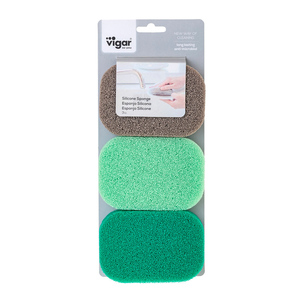 Vigar Silicone Sponge 3pc