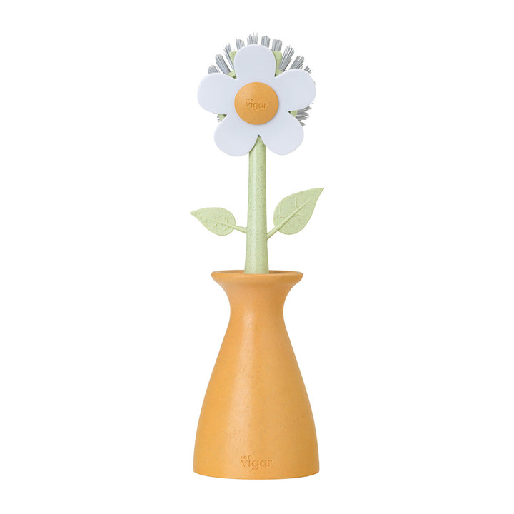 Vigar Florganic Dish Brush With Vase