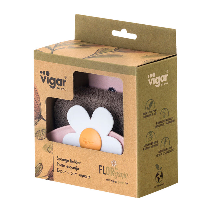 Vigar Florganic Suction Holder + Sponge